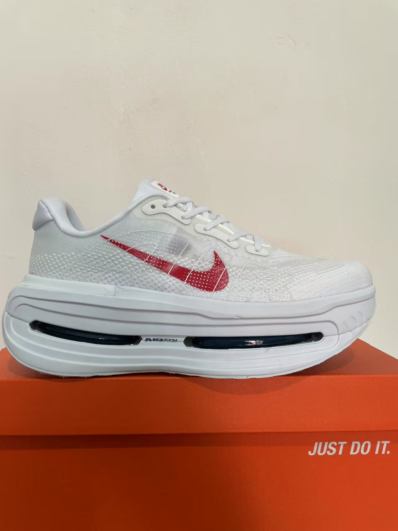 Nike Air Zoom Vomero Premium White/Black/Red Men's Athletic Sneakers Running Shoes US Size 8-12 - Image 2