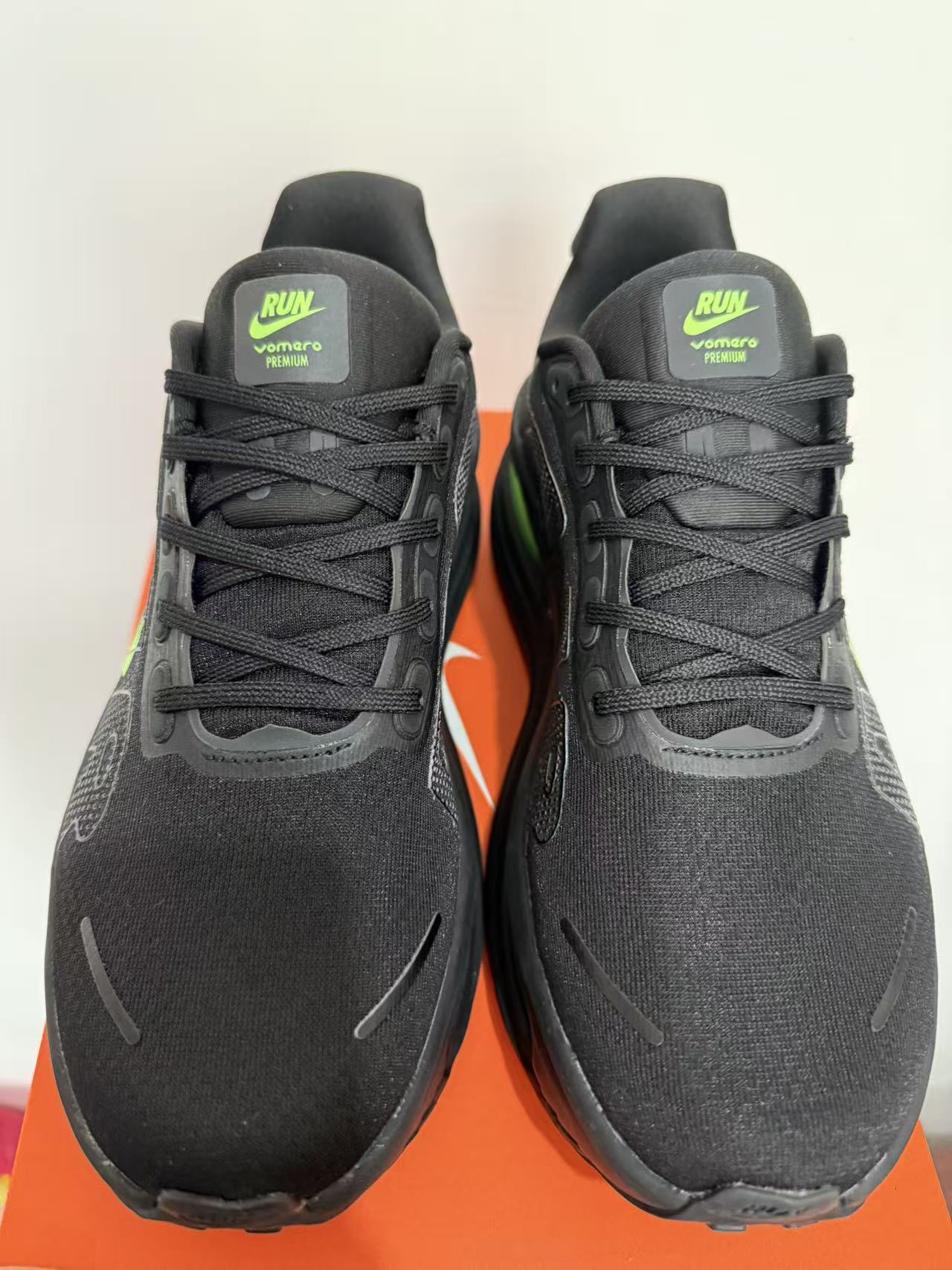 Nike Air Zoom Vomero Premium Black/Green Men's Athletic Sneakers Running Shoes US Size 8-12 - Image 4
