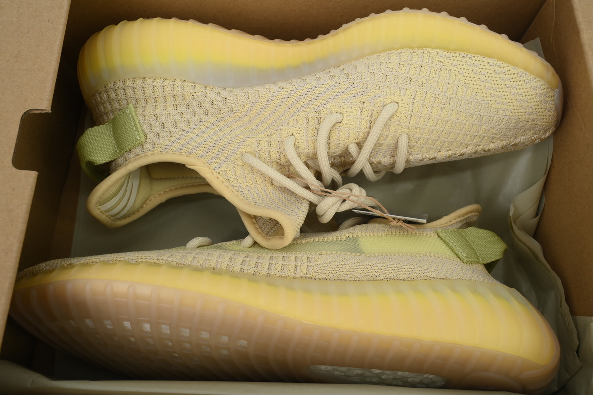 adidas Yeezy Boost 350 V2 “Flax” Men's Low Top Lace-Up Sneakers Athletic Basketball US Size - Image 6