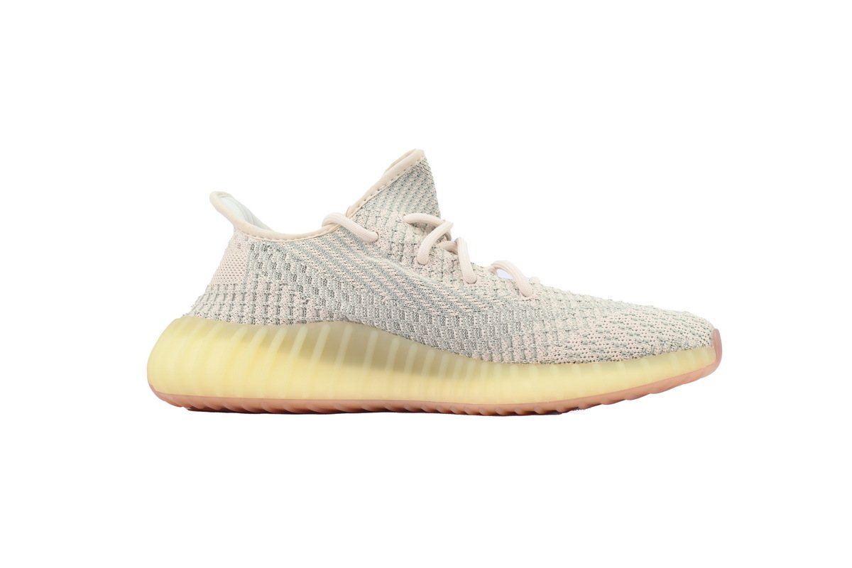 adidas Yeezy Boost 350 V2 “Citrin” Men's Low Top Lace-Up Sneakers Athletic Basketball US Size - Image 2