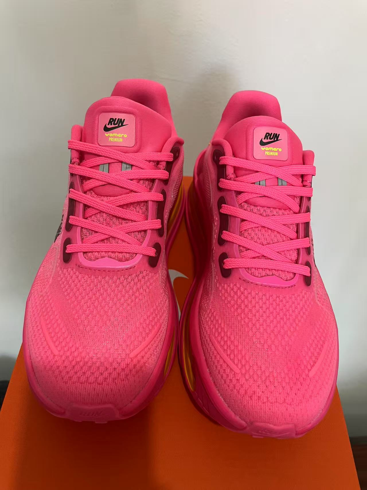 Nike Air Zoom Vomero Premium Pink/Yellow/Black Men's Athletic Sneakers Running Shoes US Size 8-12 - Image 4
