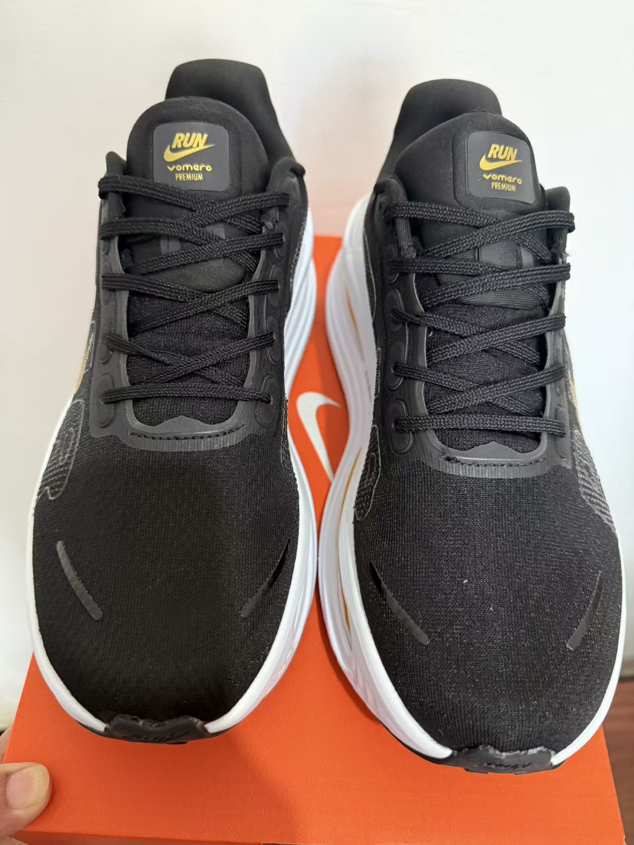 Nike Air Zoom Vomero Premium Black/White/Gold Men's Athletic Sneakers Running Shoes US Size 8-12 - Image 4