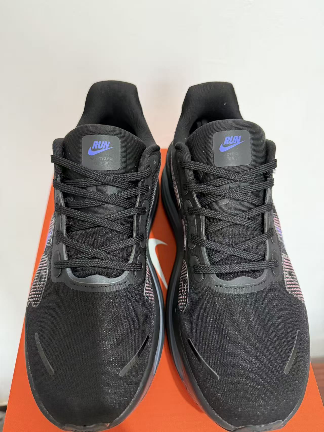 Nike Air Zoom Vomero Premium Black/Blue Men's Athletic Sneakers Running Shoes US Size 8-12 - Image 4