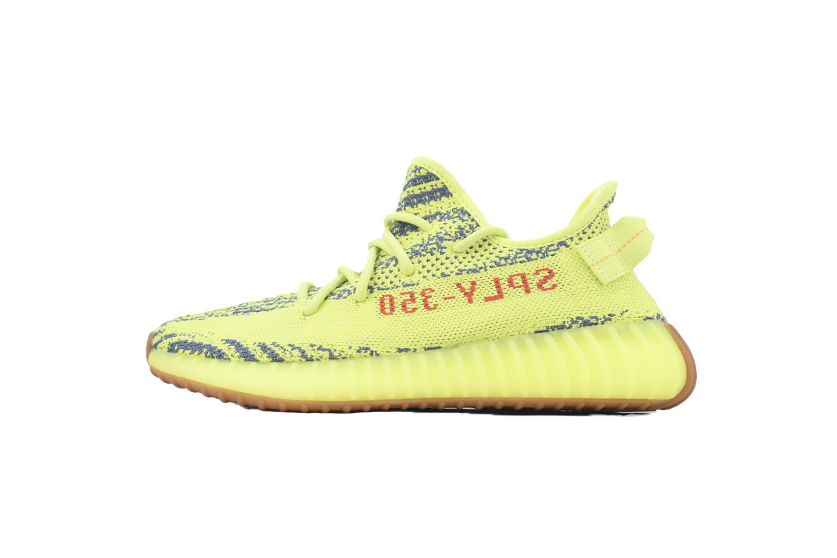 adidas Yeezy Boost 350 V2 “Semi Frozen Yellow” Men's Low Top Lace-Up Sneakers Athletic Basketball US Size