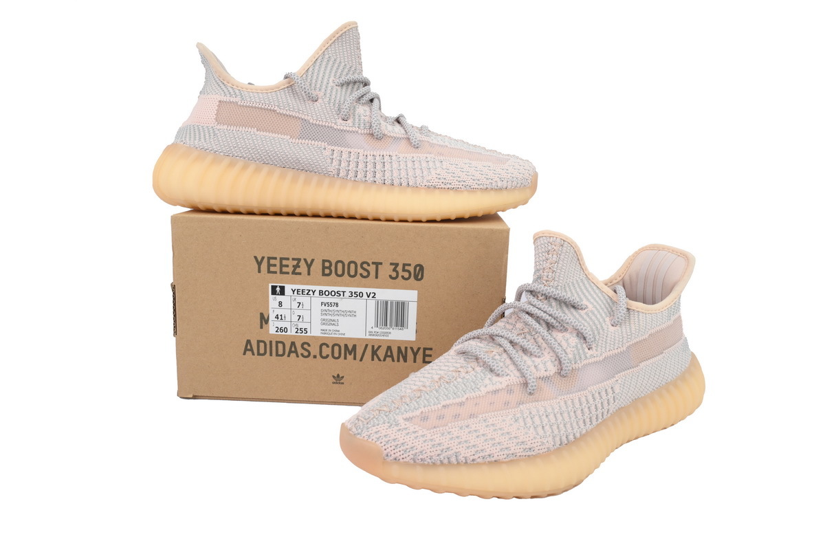 adidas Yeezy Boost 350 V2 “Synth” Men's Low Top Lace-Up Sneakers Athletic Basketball US Size - Image 7