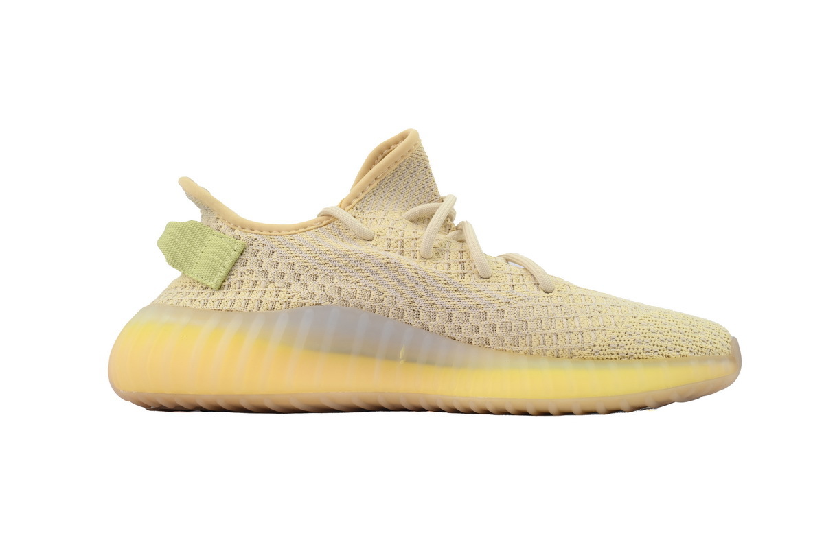 adidas Yeezy Boost 350 V2 “Flax” Men's Low Top Lace-Up Sneakers Athletic Basketball US Size - Image 2