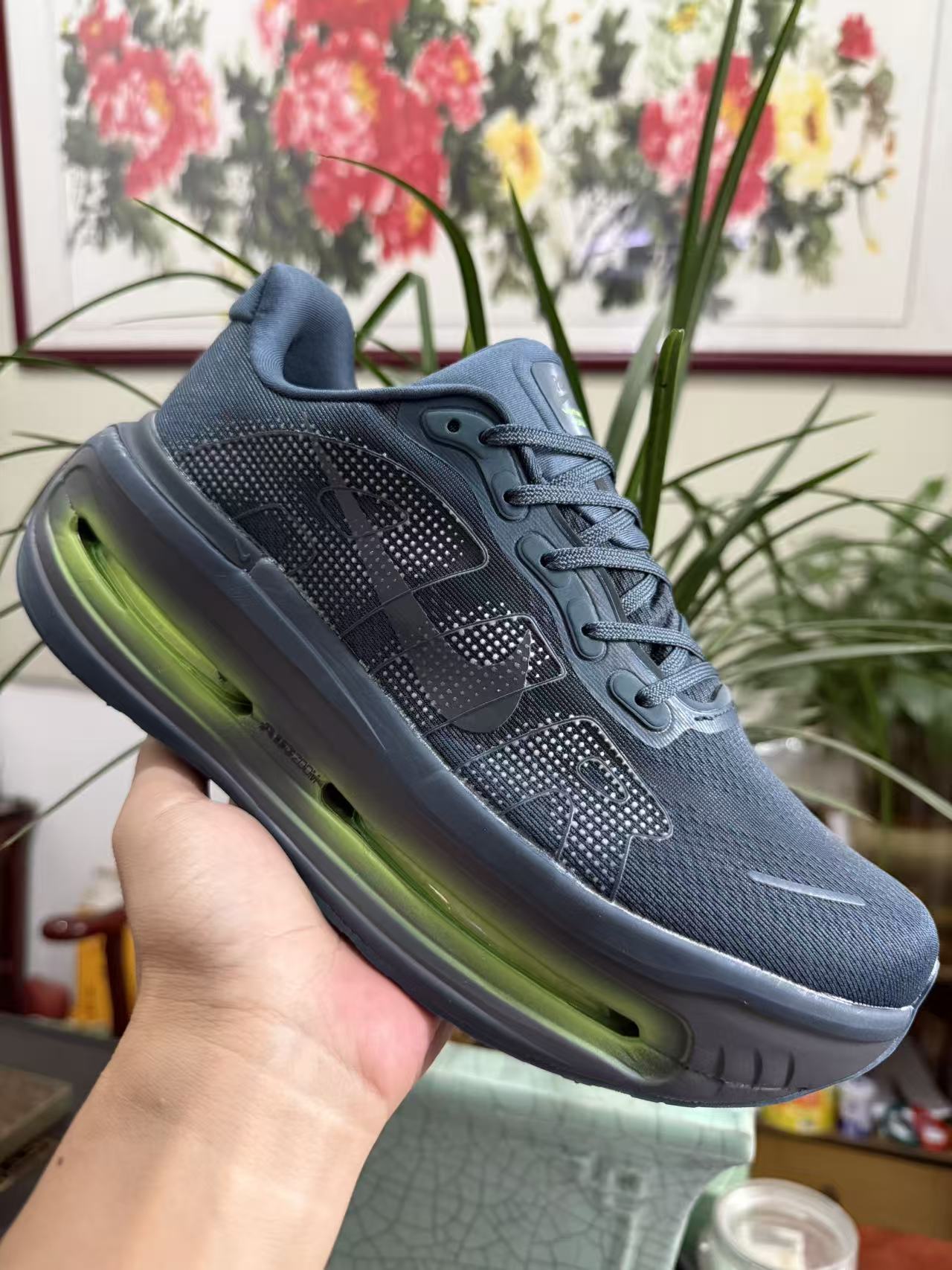 Nike Air Zoom Vomero Premium Blue/Green/Black Men's Athletic Sneakers Running Shoes US Size 8-12