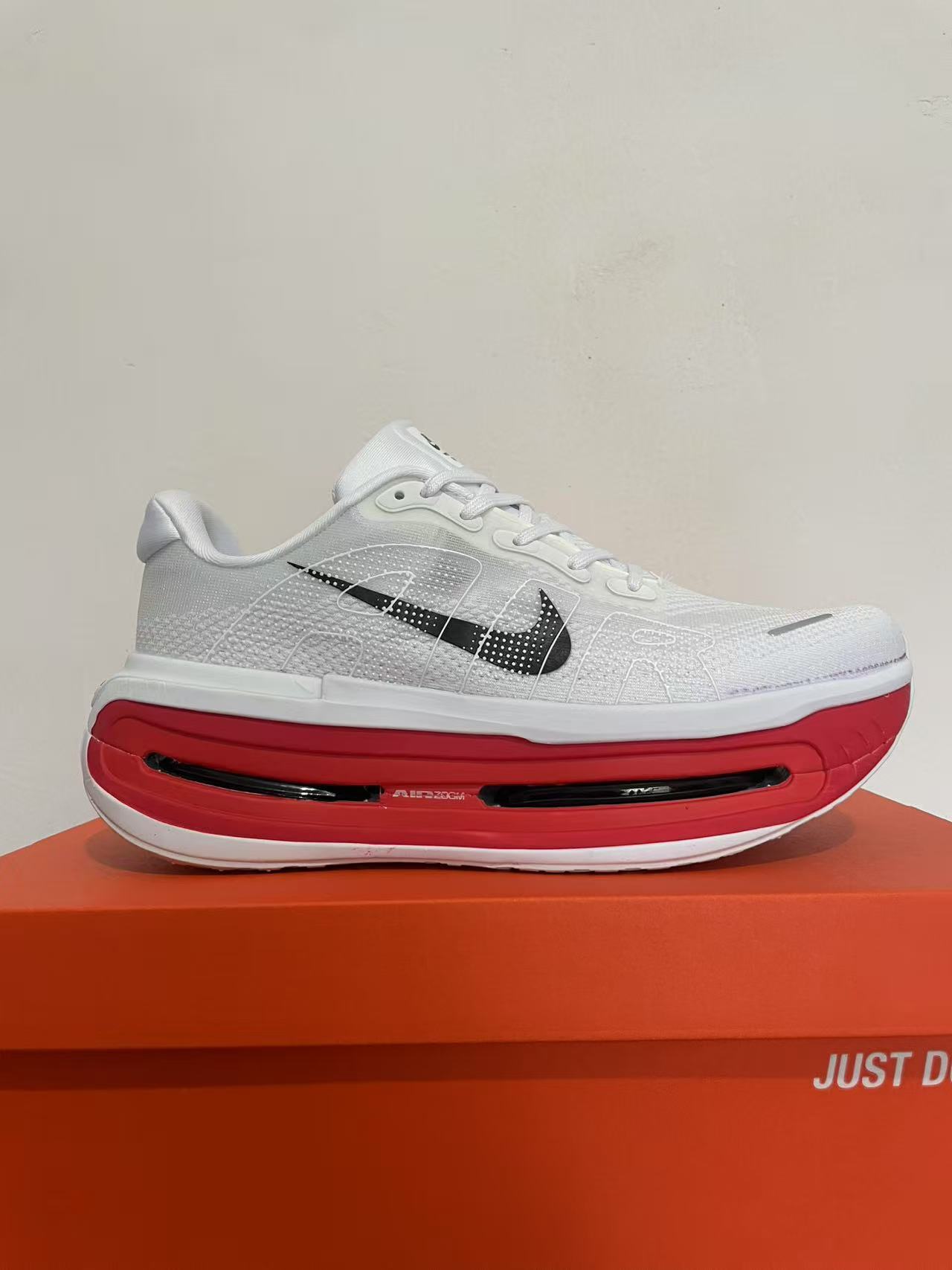 Nike Air Zoom Vomero Premium White/Red/Black Men's Athletic Sneakers Running Shoes US Size 8-12 - Image 2