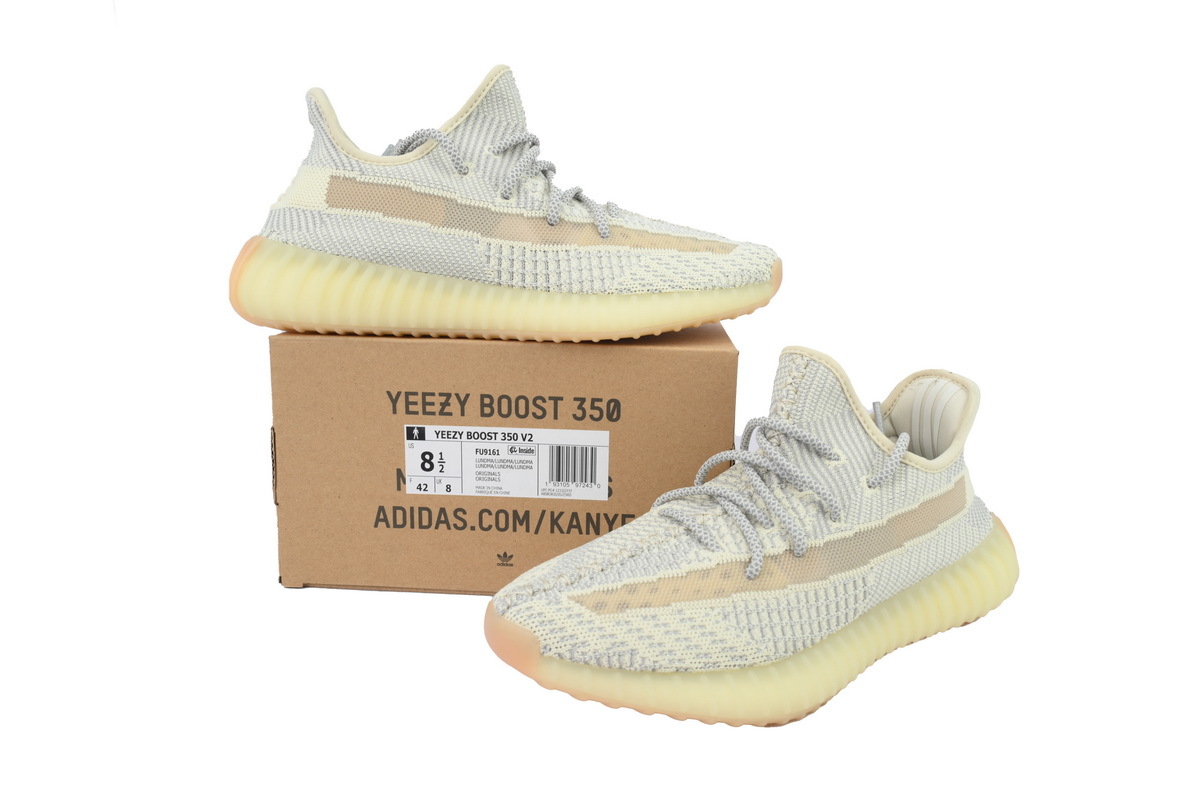 adidas Yeezy Boost 350 V2 “Lundmark” Men's Low Top Lace-Up Sneakers Athletic Basketball US Size - Image 7