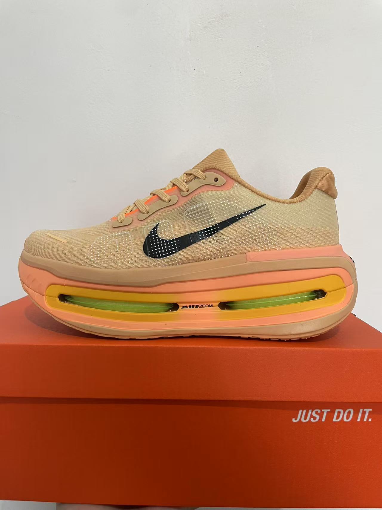 Nike Air Zoom Vomero Premium Orange/Yellow Men's Athletic Sneakers Running Shoes US Size 8-12 - Image 3
