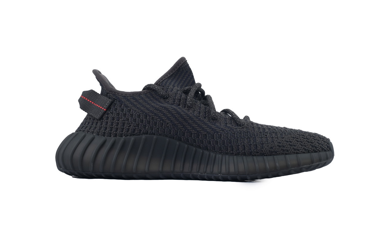 adidas Yeezy Boost 350 V2 Low Black Non-Reflective Men’s Low Top Lace-Up Athletic Sneakers Basketball - Image 2