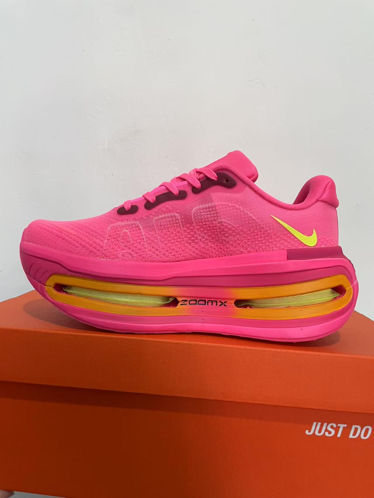 Nike Air Zoom Vomero Premium Pink/Yellow/Black Men's Athletic Sneakers Running Shoes US Size 8-12 - Image 2