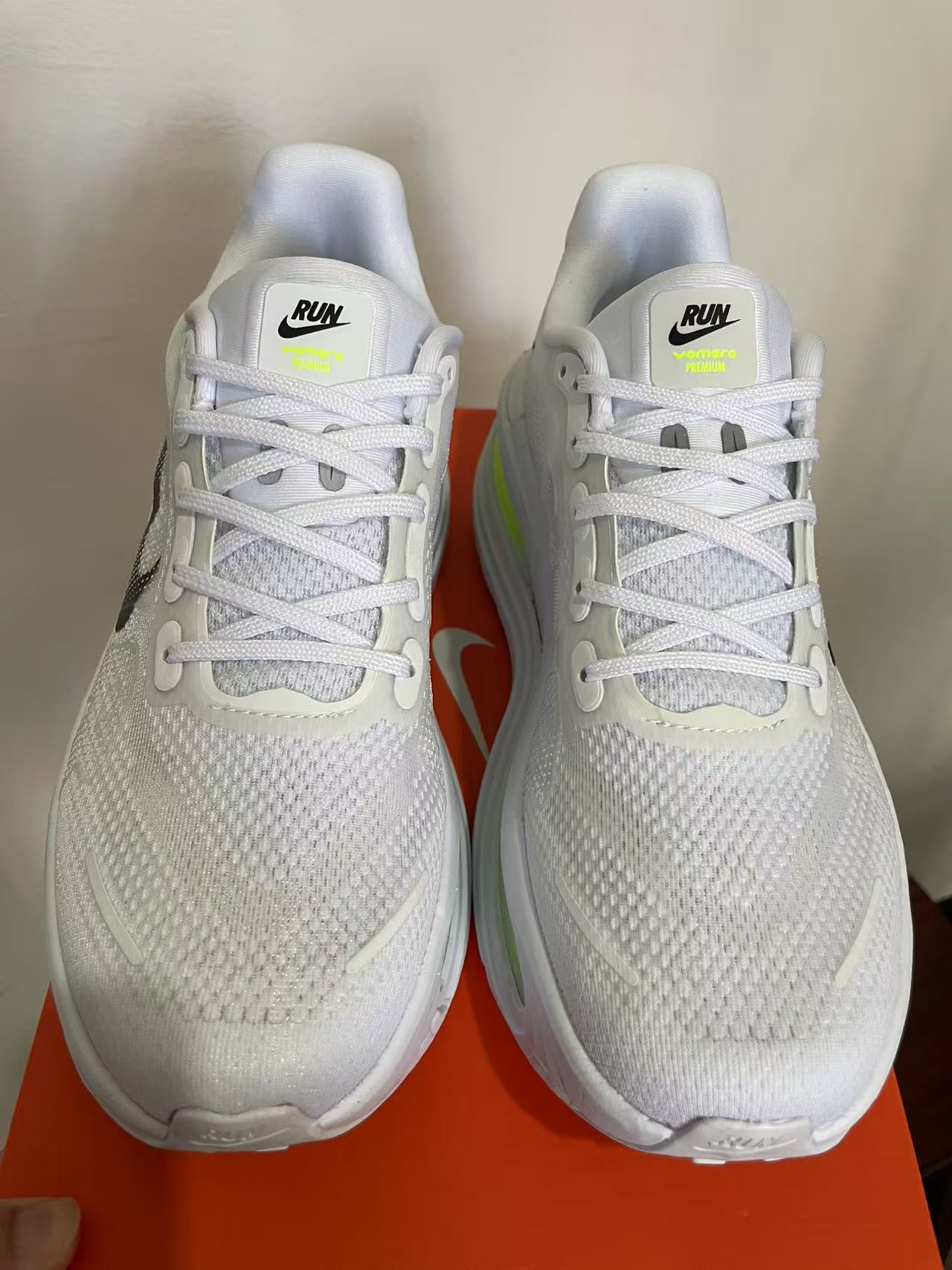 Nike Air Zoom Vomero Premium White/Green Men's Athletic Sneakers Running Shoes US Size 8-12 - Image 4
