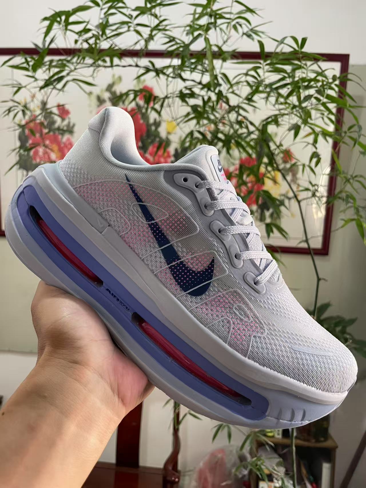 Nike Air Zoom Vomero Premium White/Pink/Black Men's Athletic Sneakers Running Shoes US Size 8-12