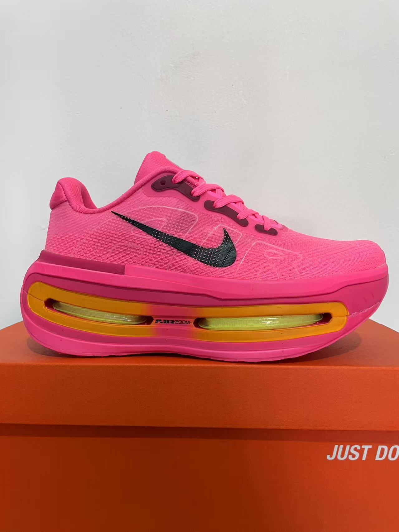 Nike Air Zoom Vomero Premium Pink/Yellow/Black Men's Athletic Sneakers Running Shoes US Size 8-12 - Image 3