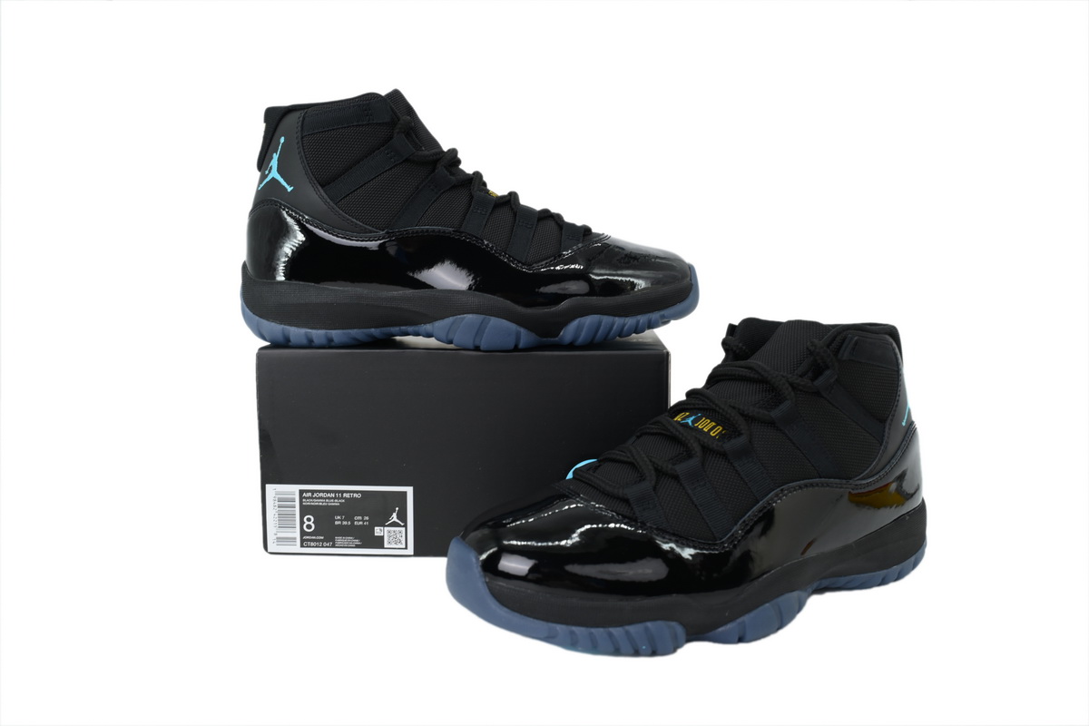 Nike Air Jordan 11 AJ11 Retro ‘Gamma Blue’ Men’s Lace-up Basketball Sneakers Athletic Shoes CT8012-047 - Image 7