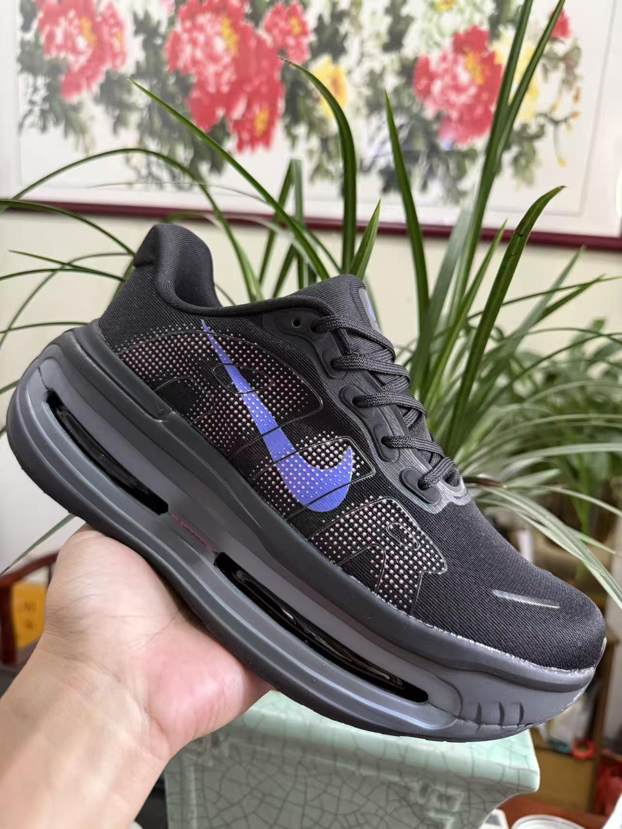 Nike Air Zoom Vomero Premium Black/Blue Men's Athletic Sneakers Running Shoes US Size 8-12