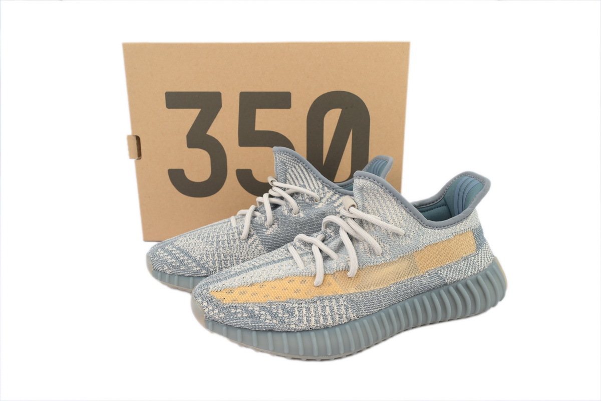 adidas Yeezy Boost 350 V2 “Israfil” Men's Low Top Lace-Up Sneakers Athletic Basketball US Size - Image 8