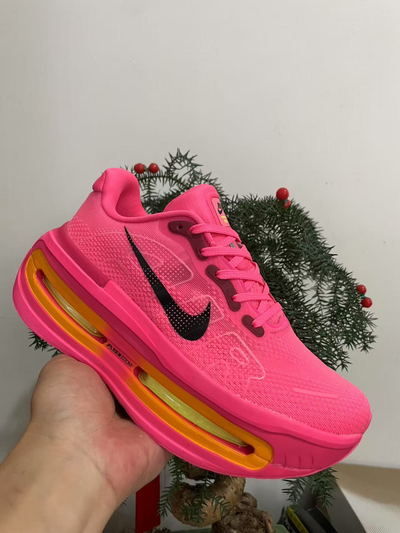 Nike Air Zoom Vomero Premium Pink/Yellow/Black Men's Athletic Sneakers Running Shoes US Size 8-12
