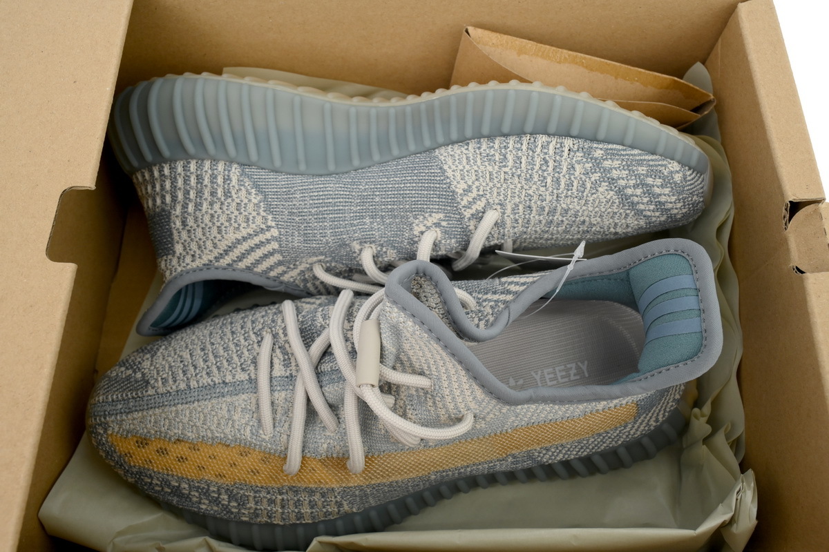 adidas Yeezy Boost 350 V2 “Israfil” Men's Low Top Lace-Up Sneakers Athletic Basketball US Size - Image 6