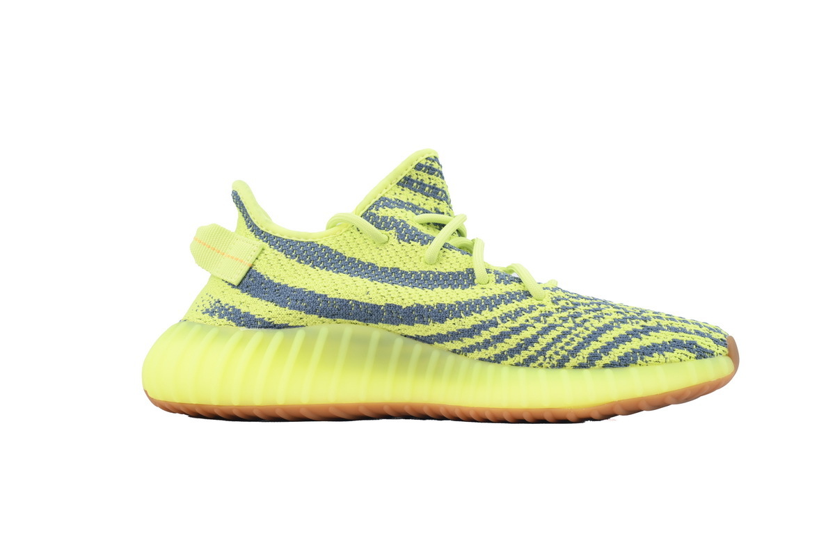 adidas Yeezy Boost 350 V2 “Semi Frozen Yellow” Men's Low Top Lace-Up Sneakers Athletic Basketball US Size - Image 2